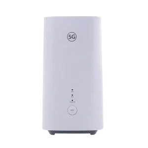 مودم روتر 5G مدل H155-381 با پشتیبانی از شبکه 5G NSA و SA، سرعت دانلود تا 5.4 گیگابیت، وای‌فای 6 AX3000، پشتیبانی از 128 کاربر همزمان، آنتن 11 دسی‌بل، فایروال با مدیریت از طریق اپلیکیشن Huawei AI Life