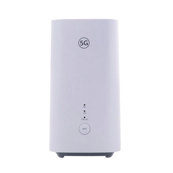 مودم روتر 5G مدل H155-381 با پشتیبانی از شبکه 5G NSA و SA، سرعت دانلود تا 5.4 گیگابیت، وایفای 6 AX3000، پشتیبانی از 128 کاربر همزمان، آنتن 11 دسیبل، فایروال با مدیریت از طریق اپلیکیشن Huawei AI Life