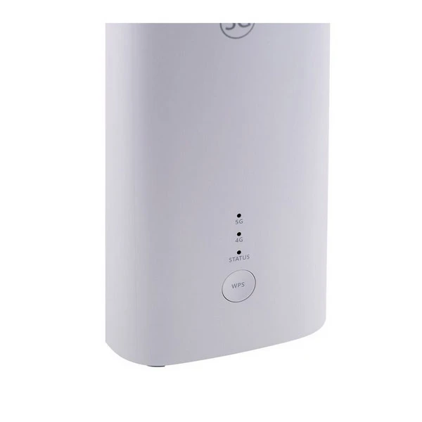 مودم روتر 5G مدل H155-381 با پشتیبانی از شبکه 5G NSA و SA، سرعت دانلود تا 5.4 گیگابیت، وایفای 6 AX3000، پشتیبانی از 128 کاربر همزمان، آنتن 11 دسیبل، فایروال با مدیریت از طریق اپلیکیشن Huawei AI Life